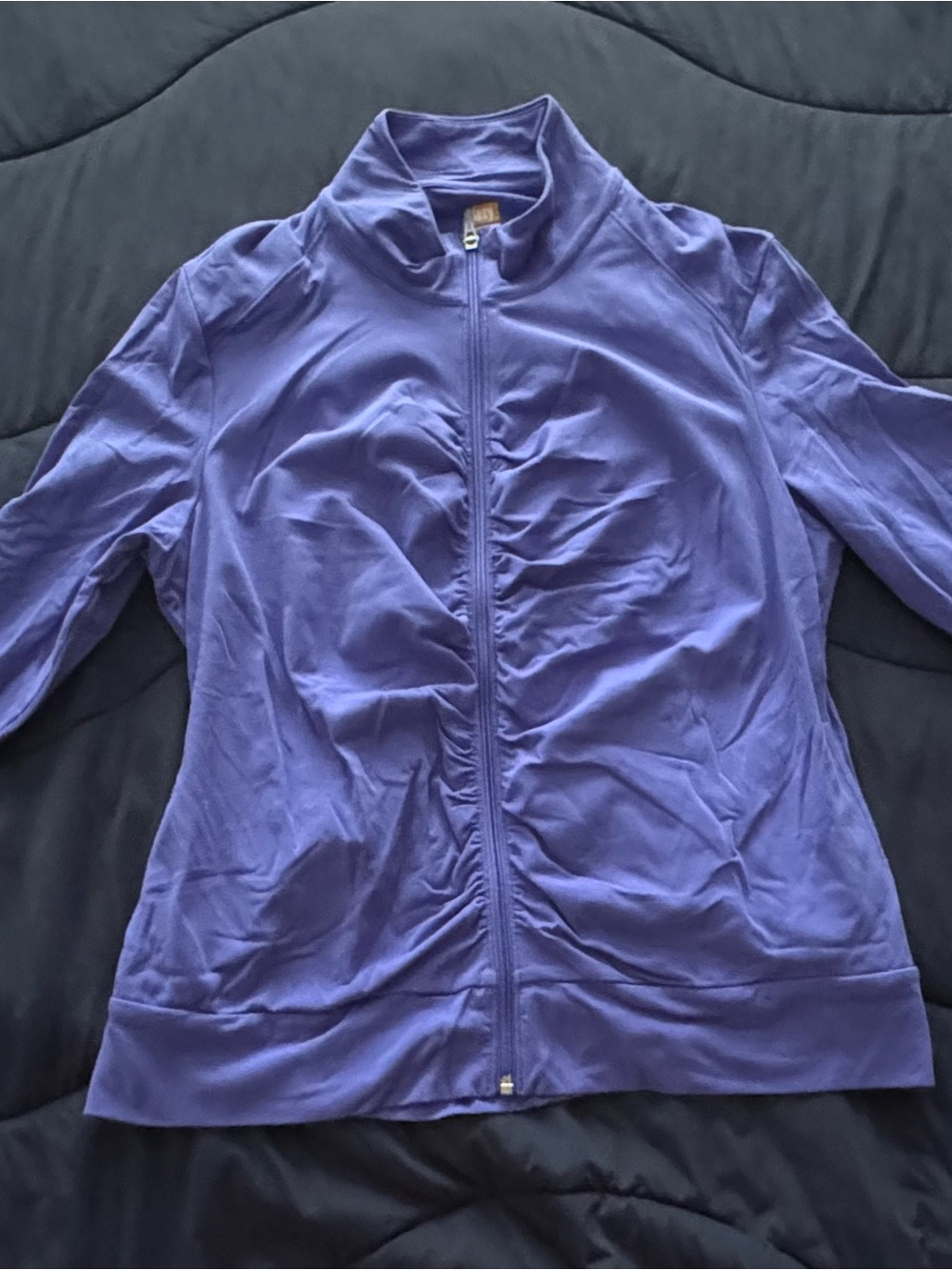 Lucy LucyPower Purple Ruched Jacket - size XL